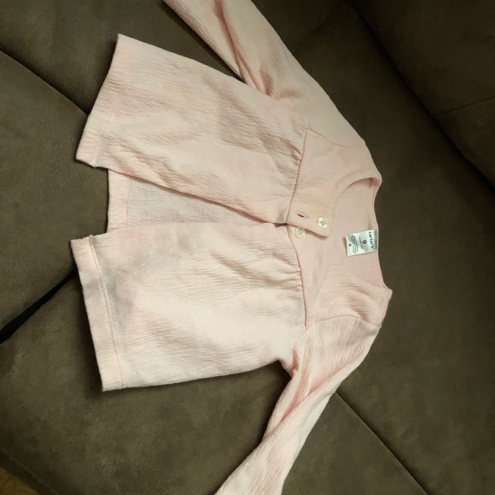 Pink dress sweater